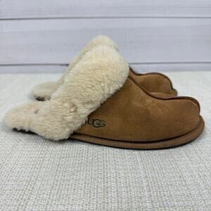 Ugg Australia Scuffette II Tan Lined Mule Slippers Size 8